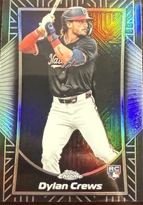 2025 Topps Chrome Dylan Crews Shadow Etch #SE-14 Washington Nationals - Picture 1 of 3