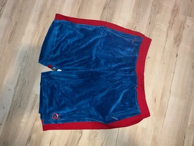 Pantalones Cortos Harlem Globetrotter Terciopelo Platino Azul Fubu Nuevos 3XL Foto 1 de 4