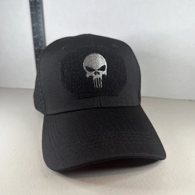 Gorra de béisbol ajustable táctica militar símbolo Skull Punisher nueva negra. Foto 1 de 4