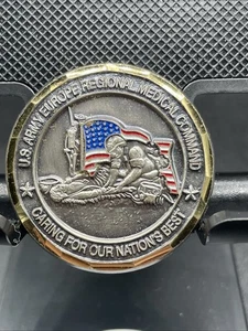Moneta Sfida Generale Comandante Comando Medico Regionale Europa US Army - Foto 1 di 6