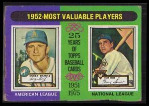 1975 Topps 1952 Philadelphia Athletics/Chicago Cubs #190 - Picture 1 of 2