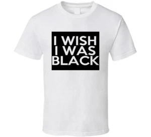 I Wish I Was Black Fun The People VS Larry Flynt Movie T Shirt - Picture 1 of 2