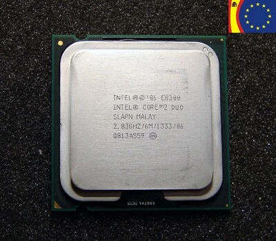 Intel Core 2 Duo E8300 SLAPN EU80570PJ0736M MICROPROCESADOR - Imagen 1 de 2