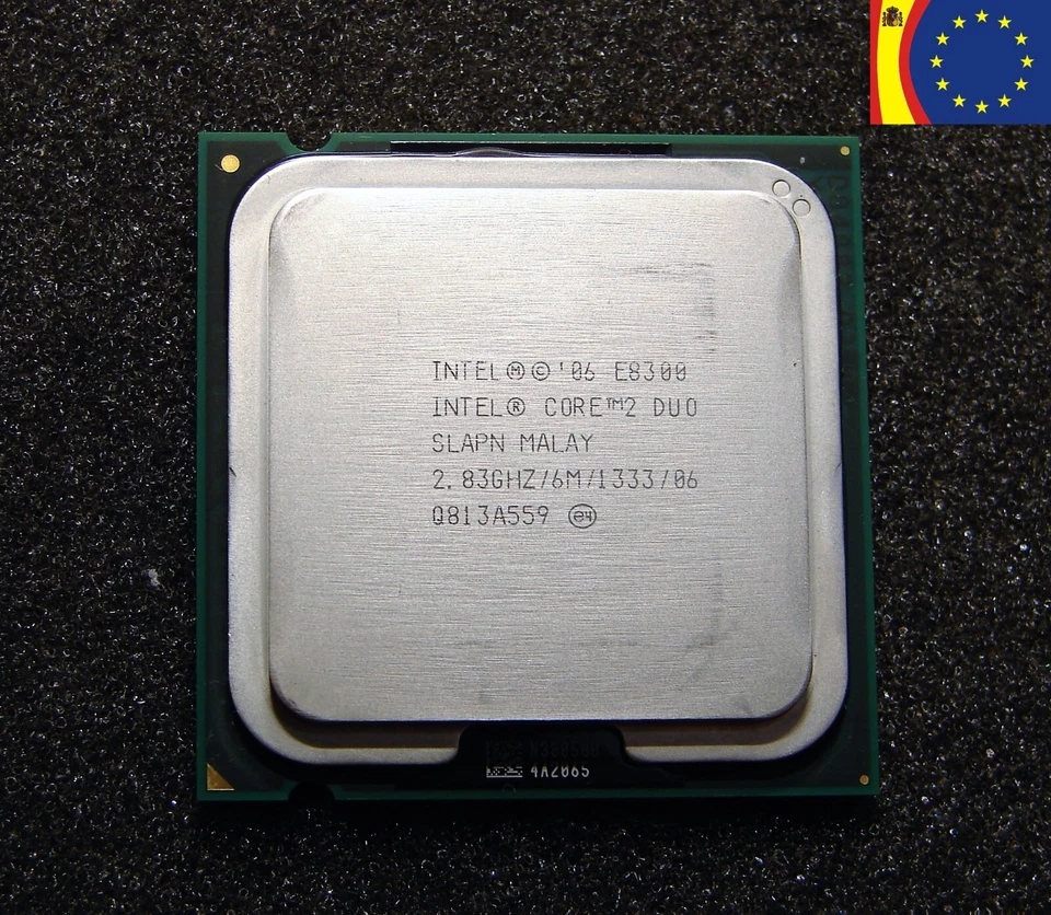 Intel Core 2 Duo E8300 SLAPN EU80570PJ0736M MICROPROCESADOR - Imagen 1 de 2