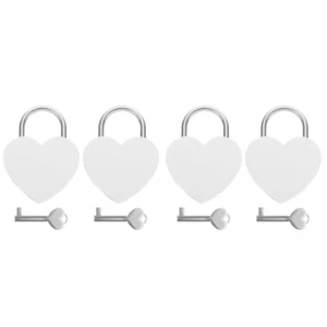 2 Pieces Herzschloss Gepäckanhänger Für Koffer Kordelstopper Bausatz - Bild 1 von 12