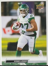 2023 Upper Deck CFL Kienan LaFrance Card #46 Saskatchewan Manitoba