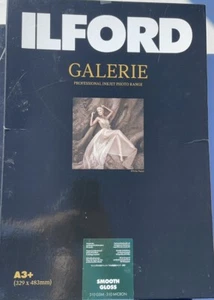 ILFORD GALERIE PRESTIGE GŁADKI POŁYSK 310GSM A3+ 25 ARKUSZY - Zdjęcie 1 z 2