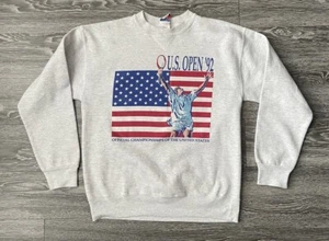 Vintage US Open 1992 Tennis Crewneck Sweatshirt Mens - Small - Picture 1 of 5