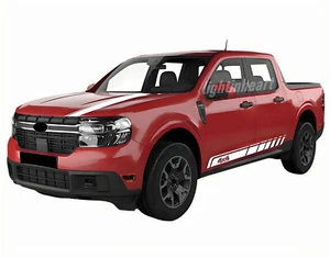 Fit For Ford Maverick Car Hood Side Sticker Graphics Decal Racing Sport Stripes - Picture 1 of 11