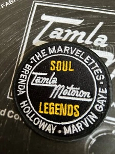 NORTHERN SOUL: TAMLA MOTOWN LEGENDS: Insignia de parche bordado para coser - Imagen 1 de 2