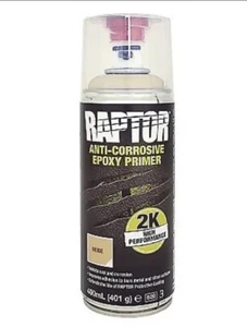 U-POL RAPTOR 2K IMPRIMACIÓN EPOXI ANTICORROSIVA BEIGE AEROSOL UPOL 400ML - Imagen 1 de 1