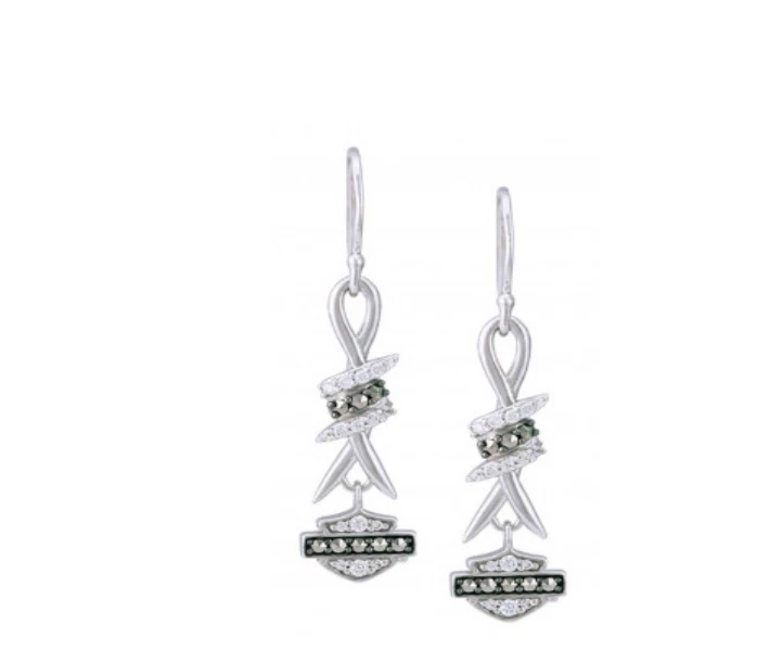 Harley-Davidson Women's Barbed Wire Earrings by Mod Jewelry 50 / HDE0532