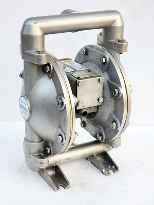 OVELL USA A10SATTS Pneumatic Diaphragm Pump 1" Stainless Steel AODD PUMP - Image 1 of 4