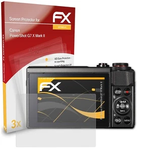 3x Film Protection d'écran pour Canon PowerShot G7 X Mark II mat&antichoc - Photo 1 sur 9