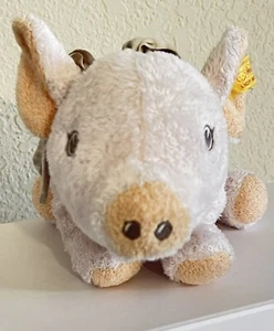 Steiff Pink Pig Piglet Sissi Plush Stuffed Animal toy Yellow Tag With Ribbon - Picture 1 of 5