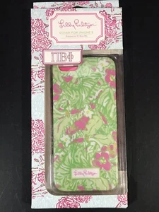 Lilly Pulitzer iPhone 5 Cover Pi Beta Phi Pink/White Floral Print Sorority - Picture 1 of 5