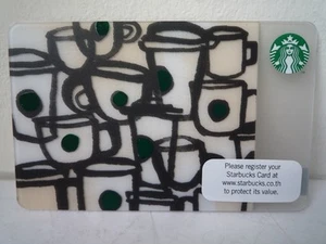 Tarjeta de regalo Starbucks Tailandia edición especial 2016 con manga - Imagen 1 de 4