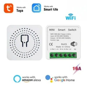 Tuya Mini Wifi Smart Switch 16A Modul Unterstützung 2 Wege Steuerung Smart Home DIY - Bild 1 von 7