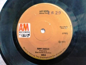 Sonny Charles Black Pearl/Lazy Susan RARE SINGLE record 7" INDIA INDIAN VG+ - Picture 1 of 2