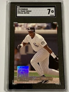 1994 Donruss #61 Frank Thomas Special Edition SGC 7 NM - Picture 1 of 2