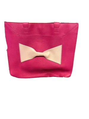 Elizabeth Arden 粉色单肩包前口袋钱包带浅粉色蝴蝶结 — 第 1/4 张图片