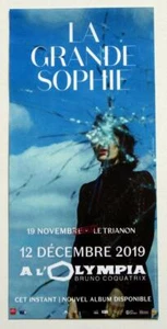 Flyer concerts LA GRANDE SOPHIE / RENAN LUCE Paris 2019 * NOT a Ticket - Picture 1 of 2