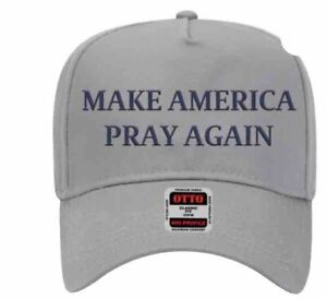Only official Make America Pray Again hat 2024 Gray Trump Endorsed Maga