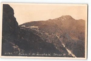 Postal Summit Mt. Mansfield Stowe VT RPPC años 30 E.T. Houston Studio Vermont - Imagen 1 de 2