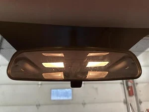 Used Front Center Interior Rear View Mirror fits: 2014 Mitsubishi Outlander spor - Picture 1 of 24