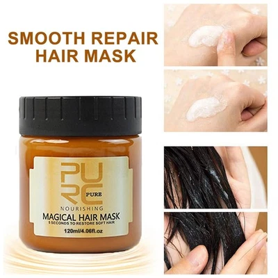 Magic Hair Mask Argan Oil Nourishing Smoothing Repair Damaged Frizz Masks; P4Y1 - Image 1 of 4