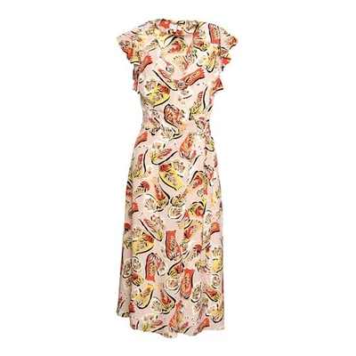 Claudie Pierlot Women's Dress Size 34 FR / XS Floral Belted CFPRO00346 - Image 1 of 4