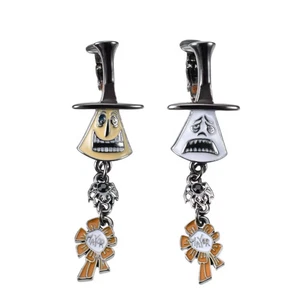 Pendientes Clip Asimétrico Columpio Alcalde Pesadilla Antes de Navidad Tienda Disney - Imagen 1 de 5