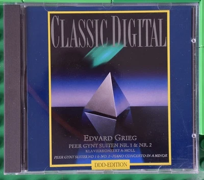 Edvard Grieg - Peer Gynt Suiten - Klavierkonzert - Classic Digital - Pilz CD - Bild 1 von 4