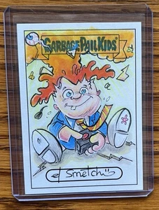 2022 Topps Garbage Pail Kids Adam Bomb Sketch Card by El Smetcho - Picture 1 of 2