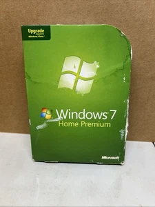 Microsoft Windows 7 Home Premium Upgrade 32 Bit and 64 Bit DVD’s W/ Product Key - Picture 1 of 8