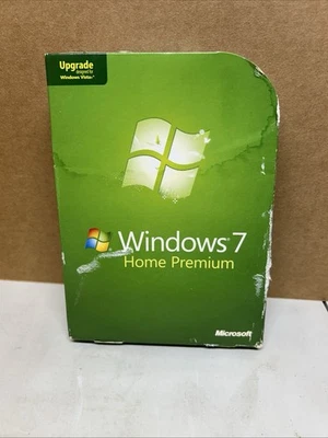 Microsoft Windows 7 Home Premium Upgrade 32 Bit and 64 Bit DVD’s W/ Product Key - Image 1 of 4