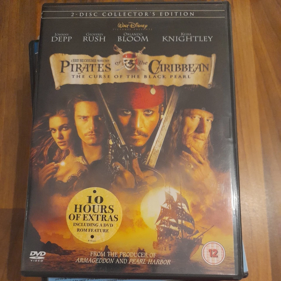 Pirates Of The Caribbean - The Curse Of The Black Pearl (DVD, 2003) - Image 1 of 1