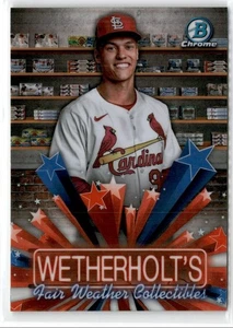 2025 BOWMAN HOBBY STARS JJ WETHERHOLT ST. LOUIS CARDINALS #HS-1 - Picture 1 of 2