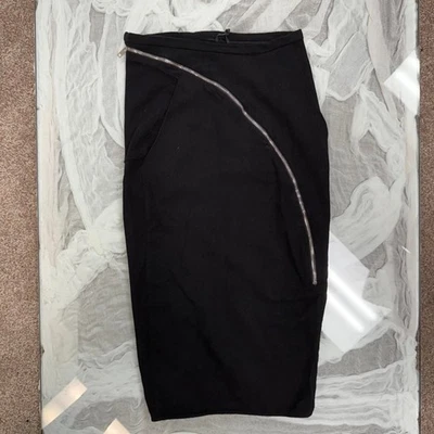 Rick Owens Faun SS15 ассиметричный обтяжку молнии юбка - Изображение 1 из 4