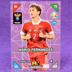 2020 Panini Adrenalyn Xl UEFA Euro Mario Fernandes Shining Star Football Card - Picture 1 of 2