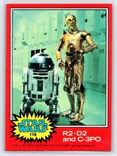 R2-D2 C3PO 1977 Topps Star Wars Series 2 #118