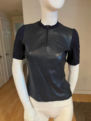 SUÉTER TRUSSARDI MAGLIE CUERO TEJIDO DELANTERO TALLA M MEDIANO Foto 1 de 4