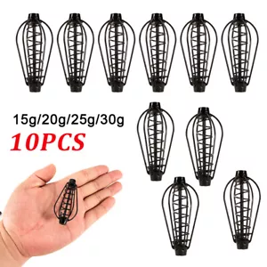 10 pezzi affondatore a molla mangiatoia pesca carpa 15 g/20 g mangiatoia nuoto strumento pesca - Foto 1 di 17