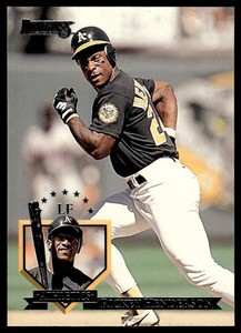 1995 Donruss Rickey Henderson Oakland Athletics #305