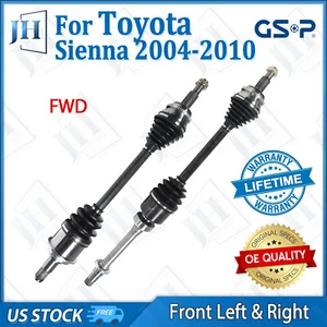 OE Front Pair Left Right CV Axle Shaft For 04-10 Toyota Sienna V6 3.3L 3.5L FWD - Photo 1 sur 16