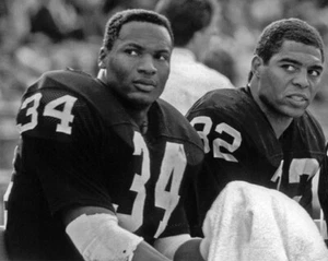 BO JACKSON and MARCUS ALLEN Glossy 8x10 Photo Los Angeles Raiders Print - Picture 1 of 1