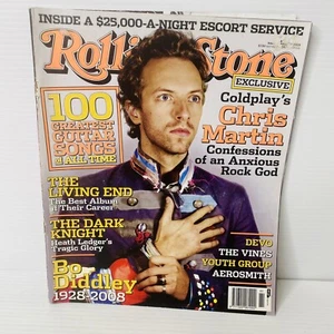 Cubierta de Chris Martin de la revista Rolling Stone número 681 8 de agosto 8 - Imagen 1 de 6
