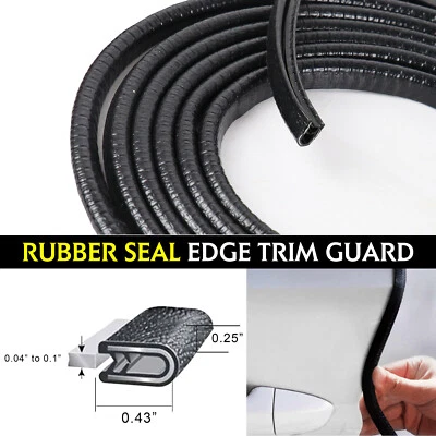 20 ft Rubber Seal Strip Trim Weather Strip Car Door Trunk etc Anti Noise & Water - Image 1 of 4