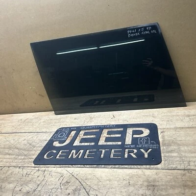 84-01 吉普切诺基 XJ 4D 原始设备制造商后四分之一车窗有色色调 LH 司机侧 — 第 1/4 张图片