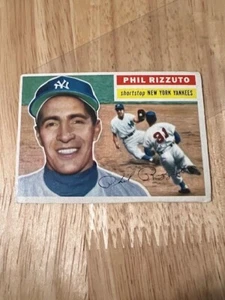 1956 Topps - Phil Rizzuto #113 Gray Back - Picture 1 of 2